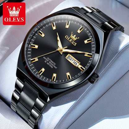 OLEVS 9907 Luxury Man Watch New Multi functional Simplicity Dual Calendar Original